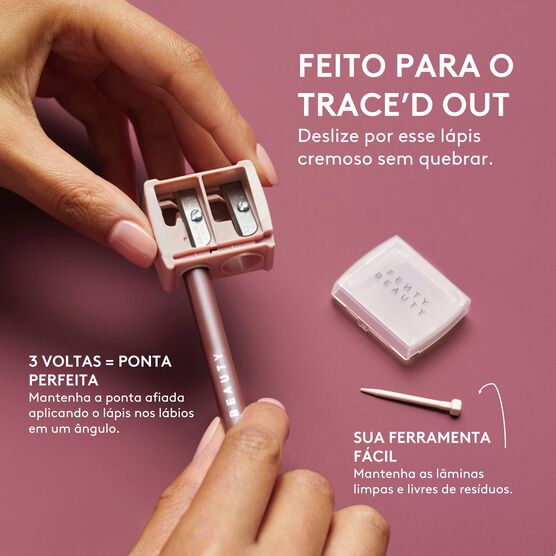 APONTADOR FENTY BEAUTY COCO LIP PENCIL SHARPENER